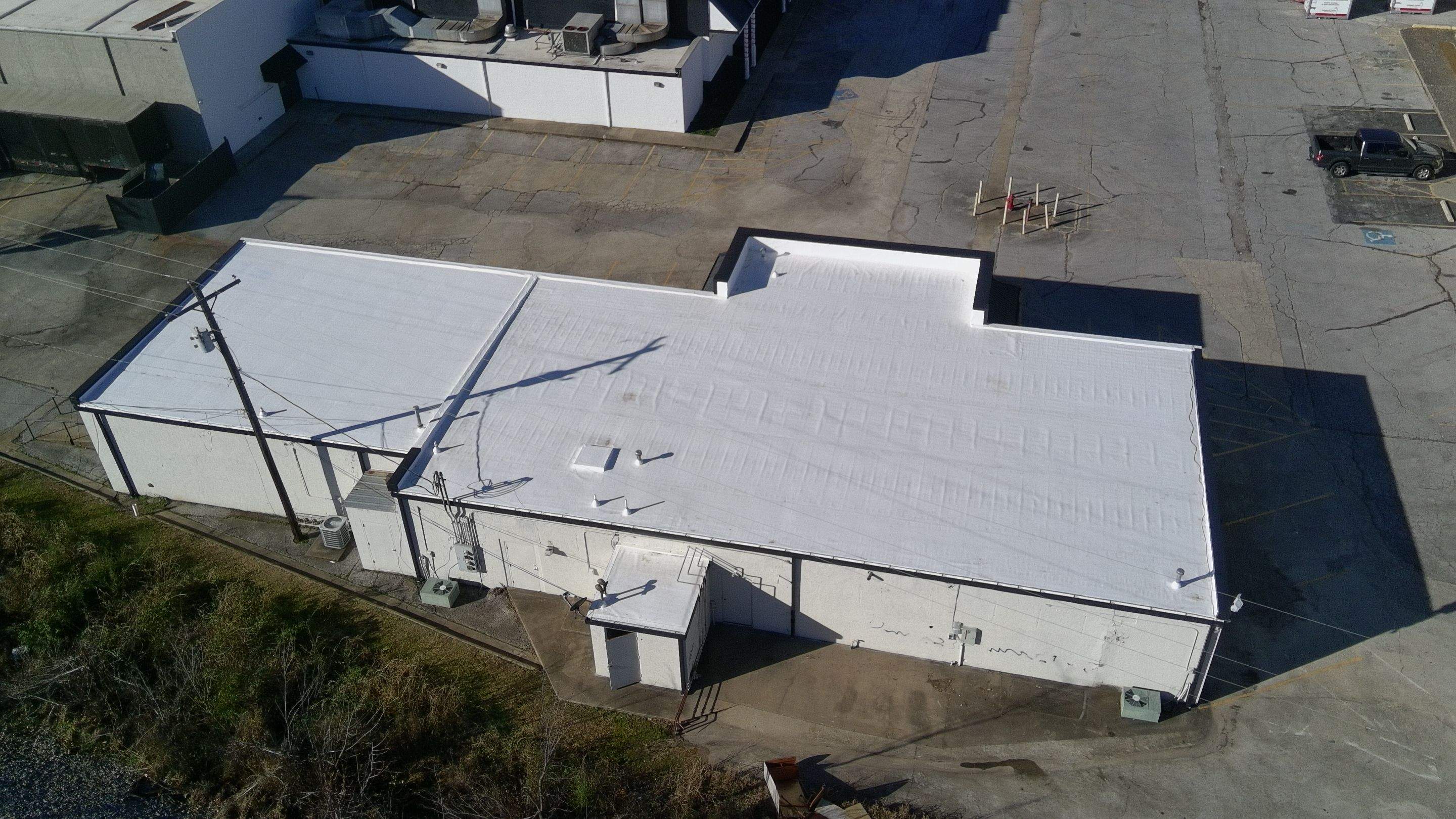Commercial roofing work